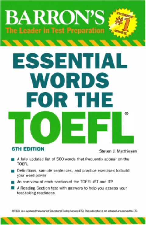 Essential Words for the TOEFL 6th edition 2014