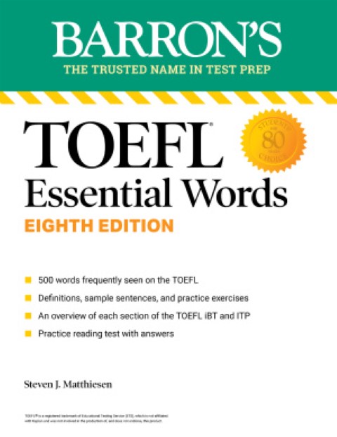 TOEFL Essential Words 2023